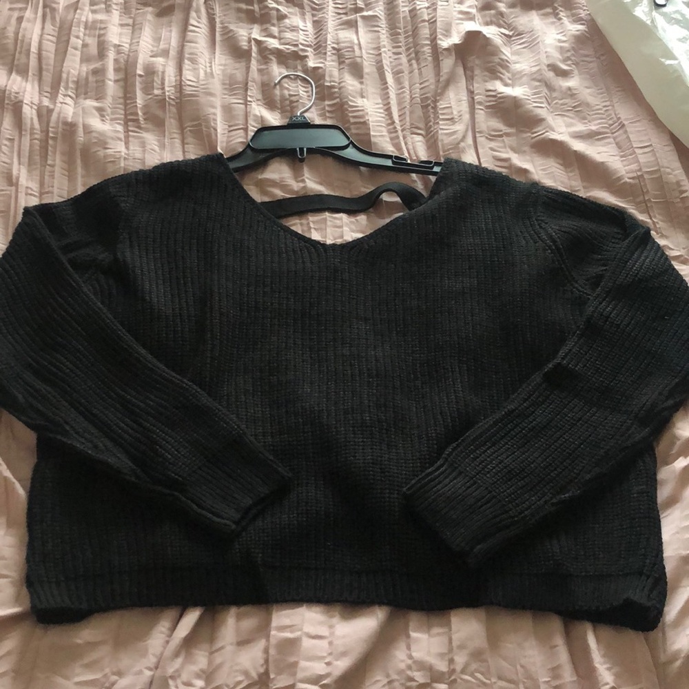 Black sweater